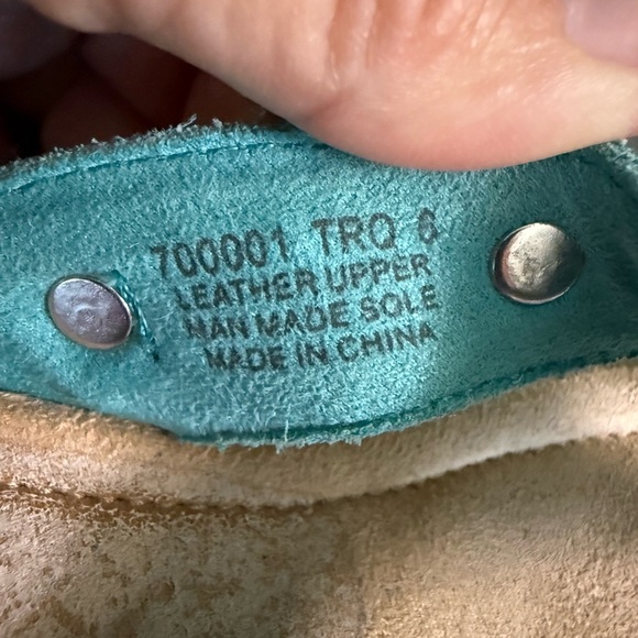 Women's Sandal "Turquoise Silverthorne 360" by Minnetonka 504440 *Flaw In Descr. - Picture 4 of 7